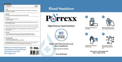 Updated Purrexx Label 4 Oz (118 mL) 80  V2